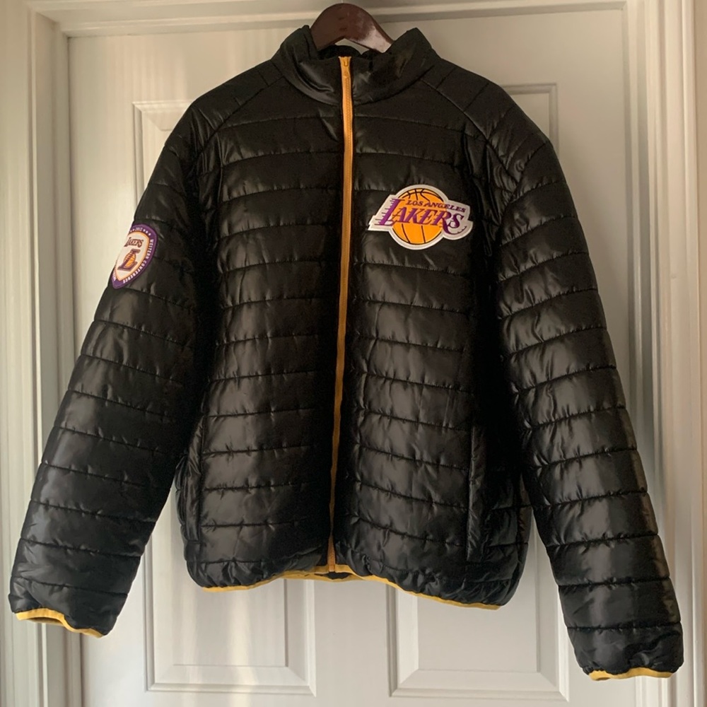 NBA LOS ANGELES LAKERS PUFF ZIPPER DOWN JACKET